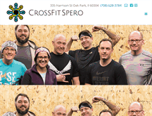 Tablet Screenshot of crossfitspero.com